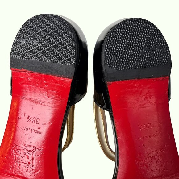 Christian Louboutin Golden Strap Sandals 38.5 EU (8 US) - Picture 3 of 11